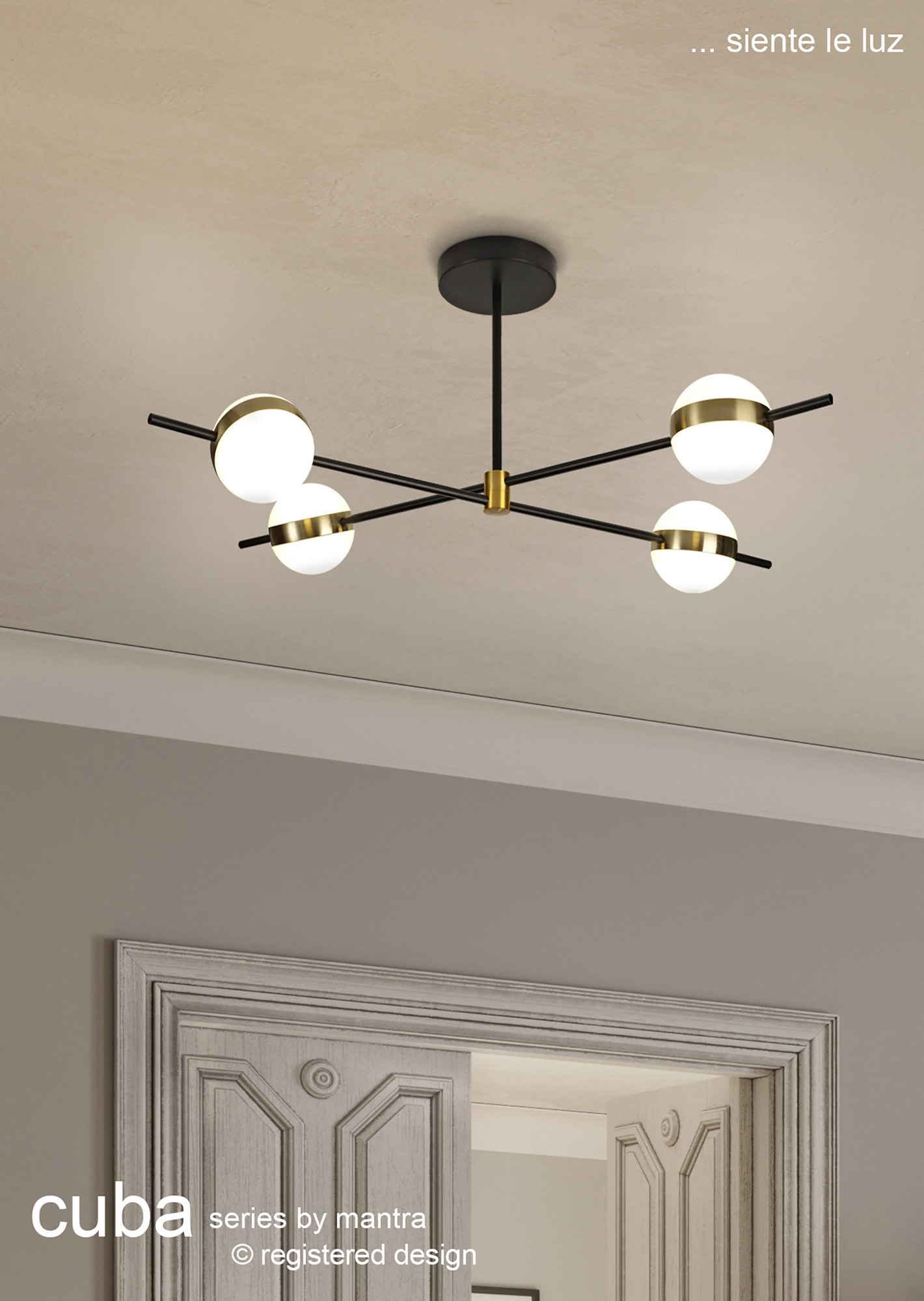 Cuba Ceiling Lights Mantra Semi Flush Fittings